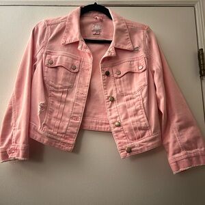 GUESS Pink Denim Jacket